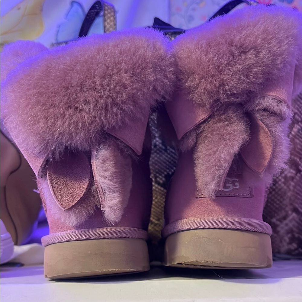 UGG Women's Pink Sheepskin Boots